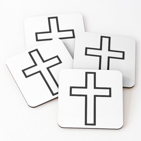 Item preview, Christian Cross Line Art Minimal Faith Symbol designed and sold by stylishdzign.