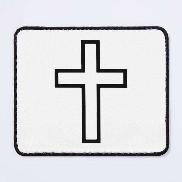 Item preview, Christian Cross Line Art Minimal Faith Symbol designed and sold by stylishdzign.