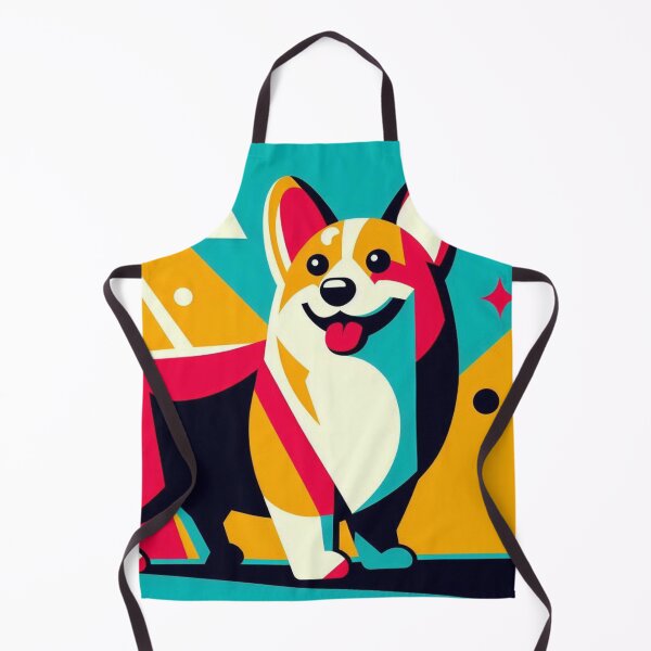 Item preview, Geometric Corgi – Vibrant Abstract Design designed and sold by Dogandesighn.
