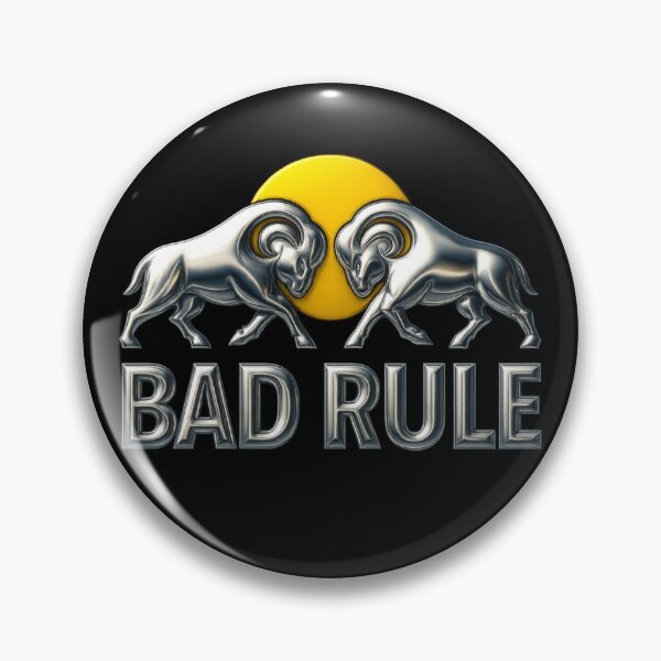 Item preview, Chrome Ram Bad Rule Emblem designed and sold by NOMISKISAW.