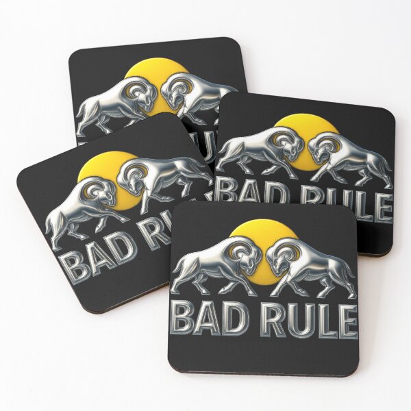 Item preview, Chrome Ram Bad Rule Emblem designed and sold by NOMISKISAW.