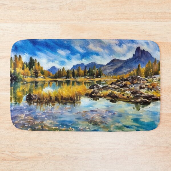 Item preview, Mountain Lake in Fall designed and sold by tomorrowsart.