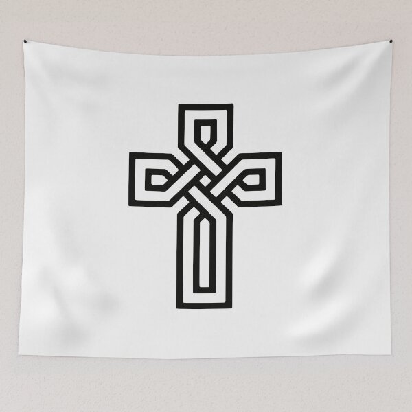 Item preview, Christian Cross Art – Modern Religious Symbol – Faith  designed and sold by stylishdzign.