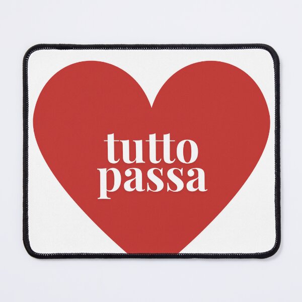 Item preview, Tutto Passa Italian Quote Heart Minimal Design designed and sold by HouseOfRosella.