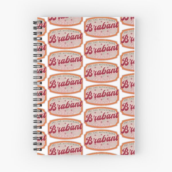 Item preview, Brabant, France, Ski, textured skiing badge designed and sold by Wanderful-roads.