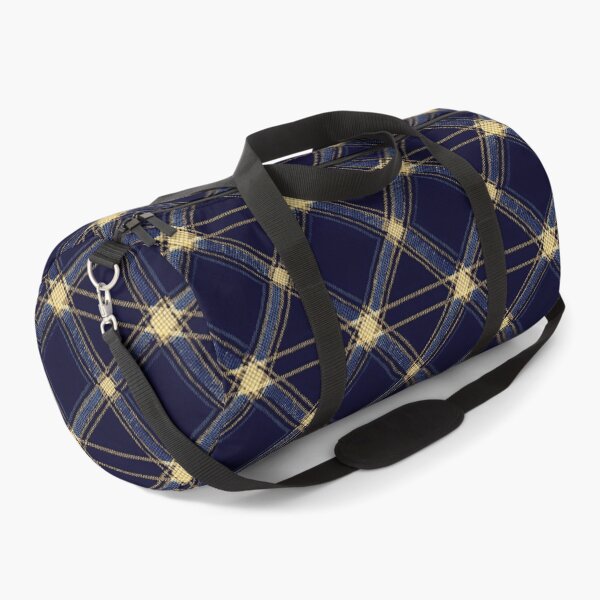 Item preview, Navy Argyle Plaid with Gold Stitch Diamonds designed and sold by QuietBloom80.