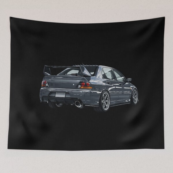 Item preview, GRAPHITE GRAY EVO 9 BACKSHOT GRAPHIC DESIGN BY THEMITSUGUY designed and sold by TheMitsuGuy.