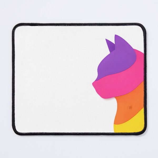 Item preview, simple multicolore silhouette of a cat  designed and sold by WAUZ.