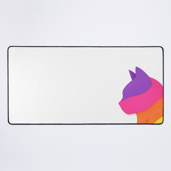 Item preview, simple multicolore silhouette of a cat designed and sold by WAUZ.