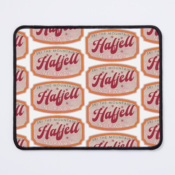 Item preview, Hafjell, Norway, Ski, textured skiing badge designed and sold by Wanderful-roads.