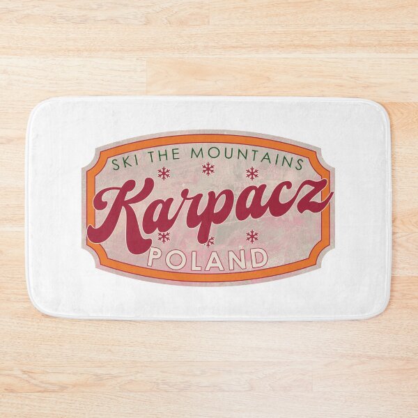 Item preview, Karpacz, Poland, Ski, textured skiing badge designed and sold by Wanderful-roads.