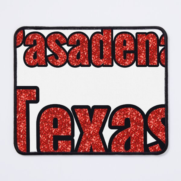 Item preview, Pasadena Texas City Name With Red Rhinestone designed and sold by TheIconSmith.