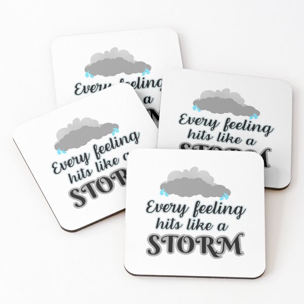 Item preview, Every feeling hits like a storm designed and sold by JunaForYou.