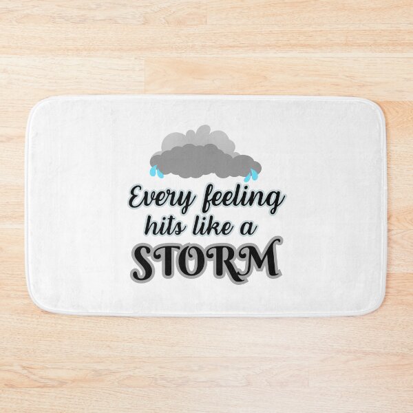 Item preview, Every feeling hits like a storm designed and sold by JunaForYou.