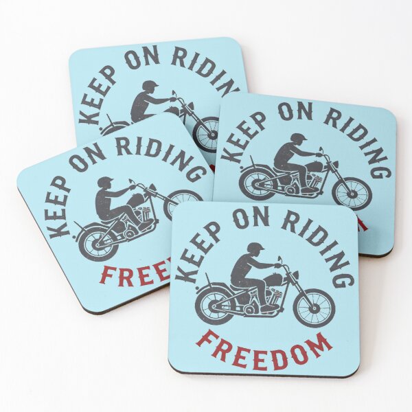 Item preview, Keep On Riding Freedom Vintage Motorcycle Biker designed and sold by BoralisSynth.