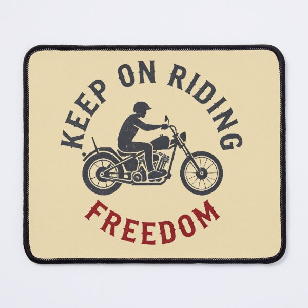 Item preview, Keep On Riding Freedom Vintage Motorcycle Biker designed and sold by BoralisSynth.