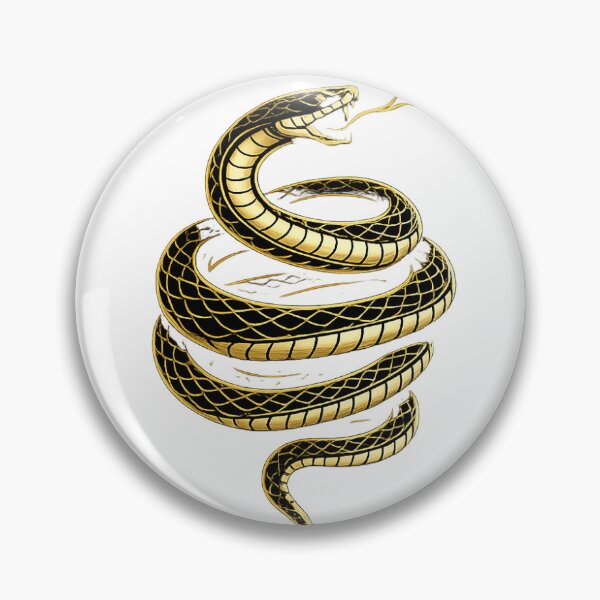 Item preview, Golden Snake – Minimal Luxury Design designed and sold by Karxo-co.