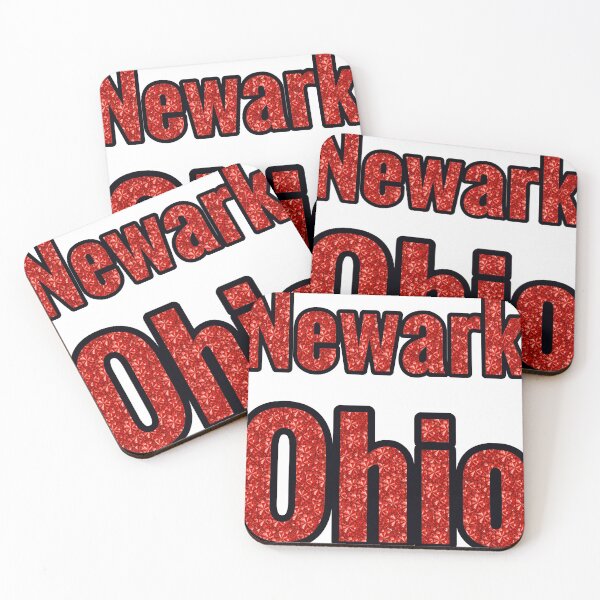 Item preview, Newark Ohio City Name With Red Rhinestone designed and sold by TheIconSmith.