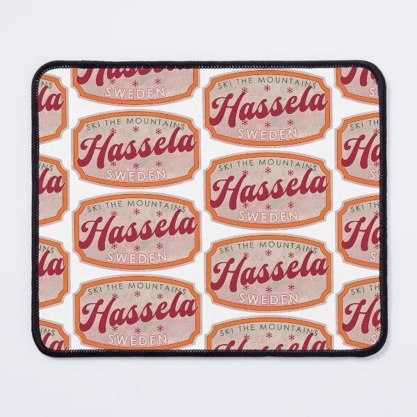 Item preview, Hassela, Sweden, Ski, textured skiing badge designed and sold by Wanderful-roads.