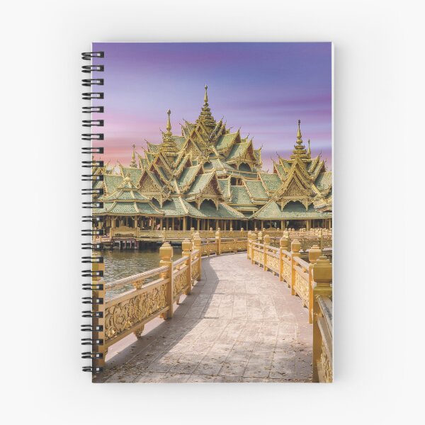 Item preview, Golden pavilion at sunset by the lake designed and sold by Mauswohn.