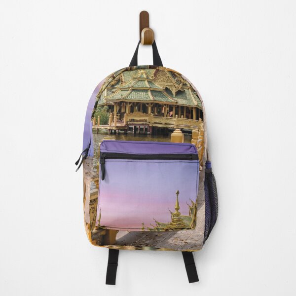 Item preview, Golden pavilion at sunset by the lake designed and sold by Mauswohn.