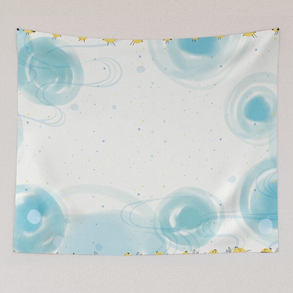 Item preview, Golden Wings on Blue - Ornamental Bee Pattern designed and sold by Mini Pixel Perfect Co..