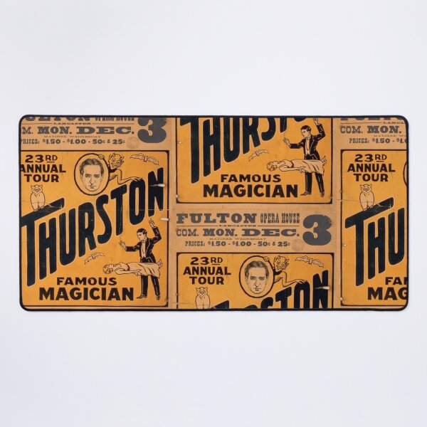 Item preview, Thurston Famous Magician Vintage Circus Poster Art designed and sold by weirdfishes123.