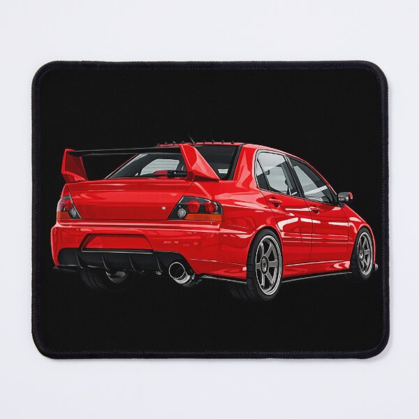 Item preview, RALLY RED EVO 9 BACKSHOT GRAPHIC DESIGN BY THEMITSUGUY designed and sold by TheMitsuGuy.