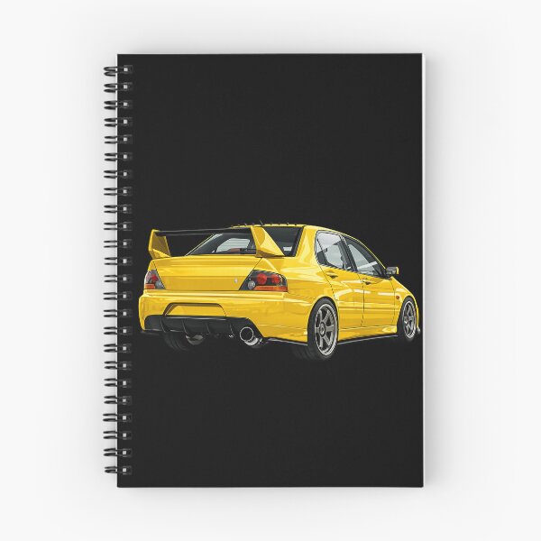 Item preview, LIGHTNING YELLOW EVO 9 BACKSHOT GRAPHIC DESIGN BY THEMITSUGUY designed and sold by TheMitsuGuy.