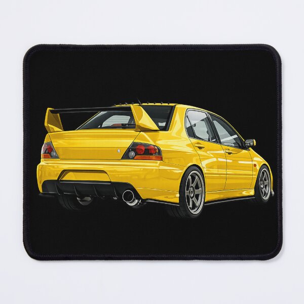 Item preview, LIGHTNING YELLOW EVO 9 BACKSHOT GRAPHIC DESIGN BY THEMITSUGUY designed and sold by TheMitsuGuy.