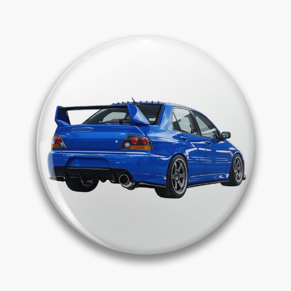 Item preview, ELECTRIC BLUE EVO 9 BACKSHOT GRAPHIC DESIGN BY THEMITSUGUY designed and sold by TheMitsuGuy.