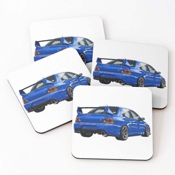 Item preview, ELECTRIC BLUE EVO 9 BACKSHOT GRAPHIC DESIGN BY THEMITSUGUY designed and sold by TheMitsuGuy.