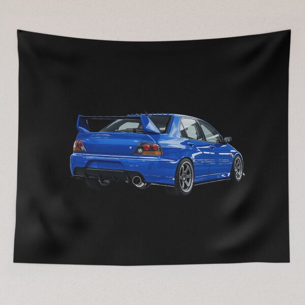 Item preview, ELECTRIC BLUE EVO 9 BACKSHOT GRAPHIC DESIGN BY THEMITSUGUY designed and sold by TheMitsuGuy.