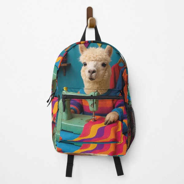 Item preview, Alpaca at the sewing machine Creative seamstress designed and sold by Mauswohn.