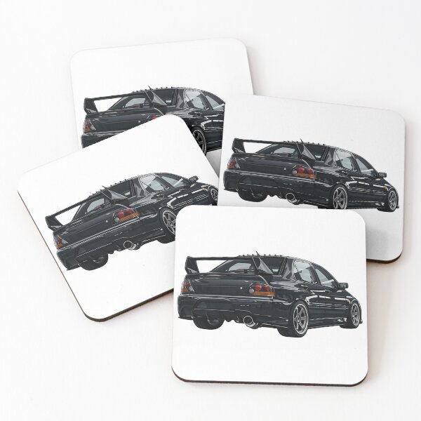 Item preview, TARMAC BLACK EVO 9 BACKSHOT GRAPHIC DESIGN BY THEMITSUGUY designed and sold by TheMitsuGuy.