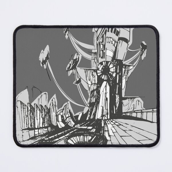 Item preview, Dystopian Docking Station | Industrial Marker Sketch designed and sold by SKETCHYANDGRAPHIC.
