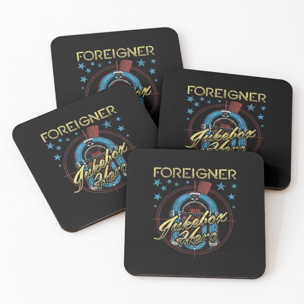 Item preview,  Foreigner Retro Jukebox Hero With Stars Band designed and sold by carppediem.