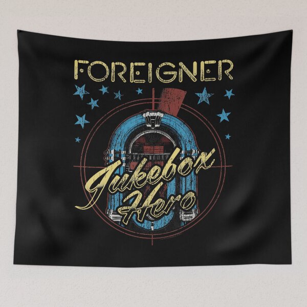 Item preview,  Foreigner Retro Jukebox Hero With Stars Band designed and sold by carppediem.