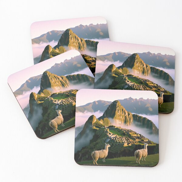 Item preview, Ancient Machu Picchu emerging from morning mist in the Peruvian Andes. A breathtaking tribute to Inca civilization. designed and sold by NiceArtsPlace.
