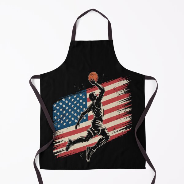 Item preview, Patriotic Basketball Dunk Graphic designed and sold by CottonCandyPrin.