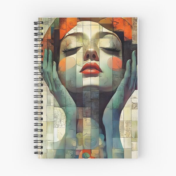 Item preview, Abstract Cubist Woman Portrait  designed and sold by Shoot-The-Moon.