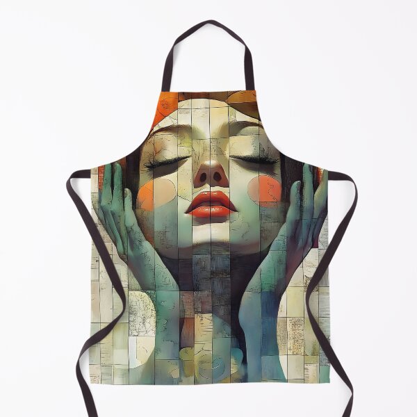 Item preview, Abstract Cubist Woman Portrait designed and sold by Shoot-The-Moon.