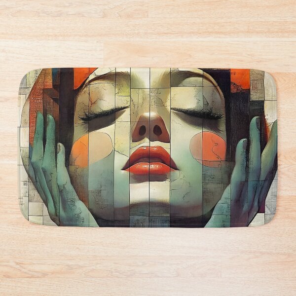 Item preview, Abstract Cubist Woman Portrait  designed and sold by Shoot-The-Moon.