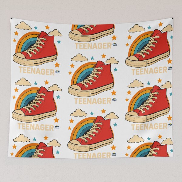 Item preview, Retro Sneaker with Colorful Rainbow Vibes designed and sold by NOMISKISAW.