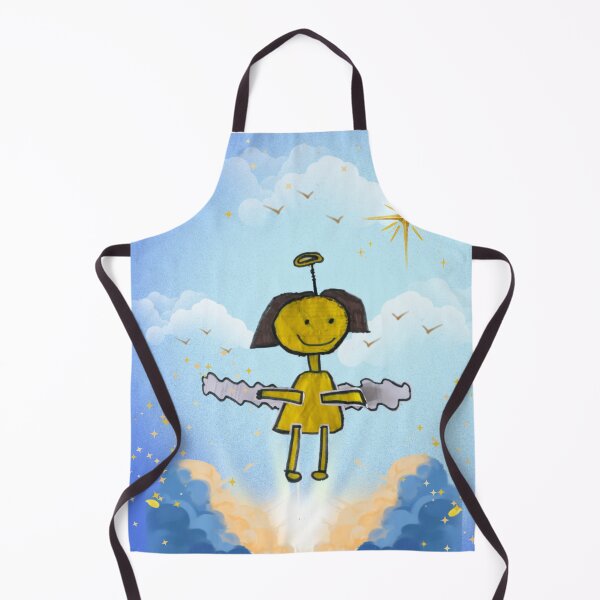 Item preview, Cute Yellow Angel in Blue Sky Illustration designed and sold by nimbfeja.