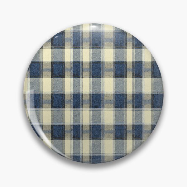 Item preview, Classic Navy Windowpane Plaid on Cream Texture designed and sold by QuietBloom80.