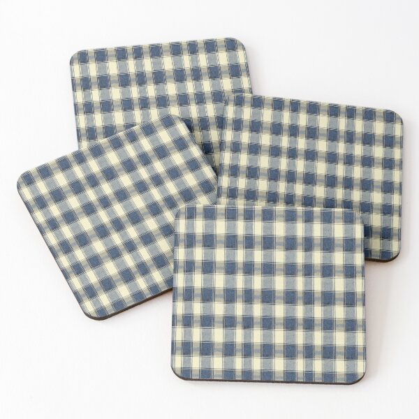 Item preview, Classic Navy Windowpane Plaid on Cream Texture designed and sold by QuietBloom80.