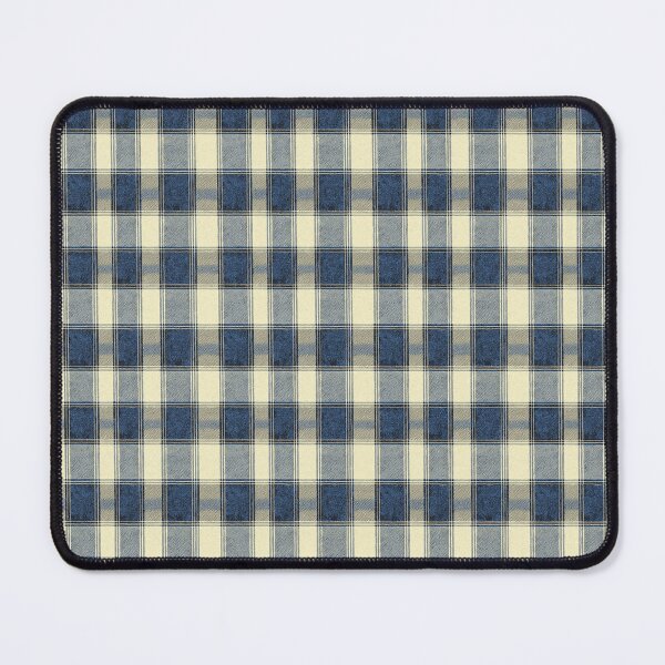 Item preview, Classic Navy Windowpane Plaid on Cream Texture designed and sold by QuietBloom80.