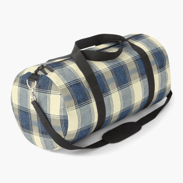 Item preview, Classic Navy Windowpane Plaid on Cream Texture designed and sold by QuietBloom80.