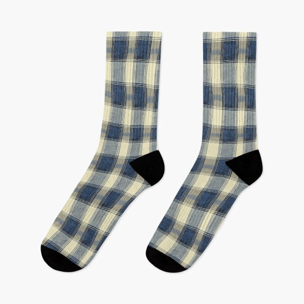 Item preview, Classic Navy Windowpane Plaid on Cream Texture designed and sold by QuietBloom80.